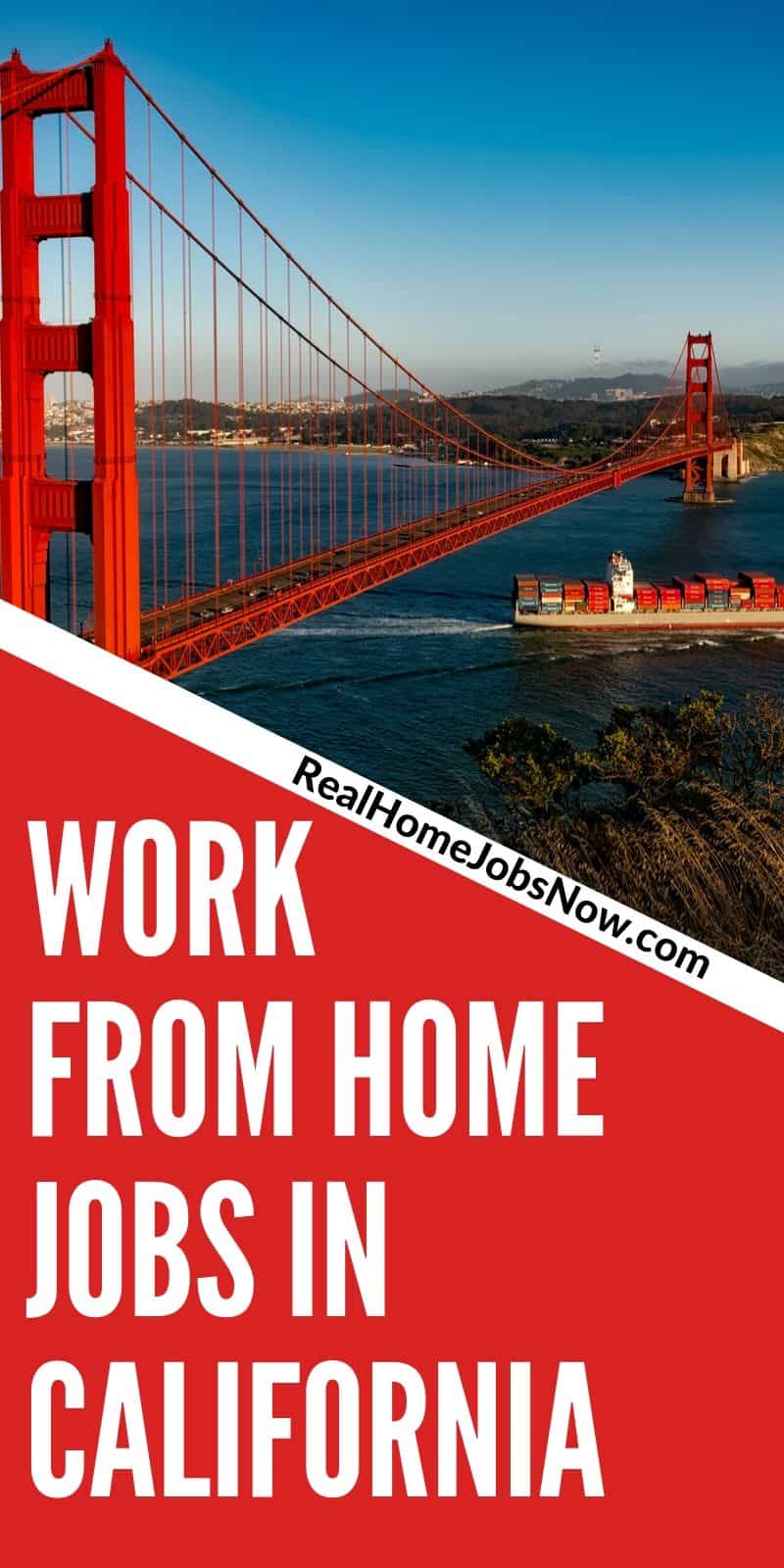 Have you been looking for legitimate work from home jobs in California? Look no further! Here's a big list of companies that hire Californians (and others) to work remotely.