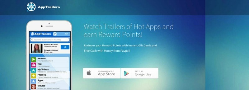 Get paid to watch TV with AppTrailers