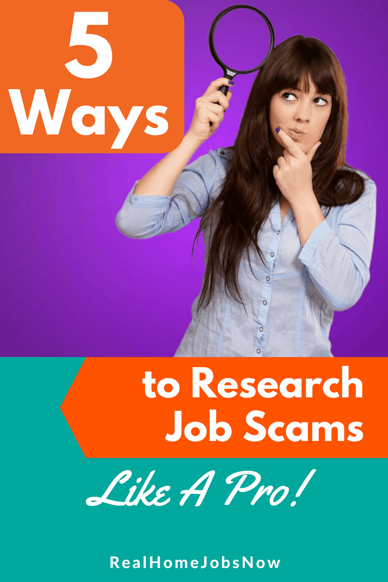 Do work from home scams have you on the sidelines? Don't let them scare you. This list will teach you how to research so you'll never get scammed!