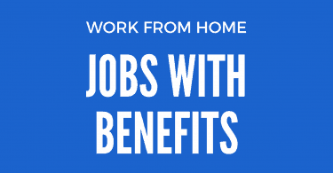 Work from home jobs with employee benefits