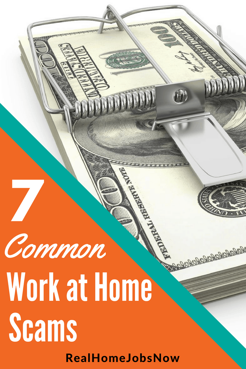 Some work at home scams are tried and true, and they've been around forever because people keep falling for them. Save yourself time and money by understanding what some of the most common scams are!