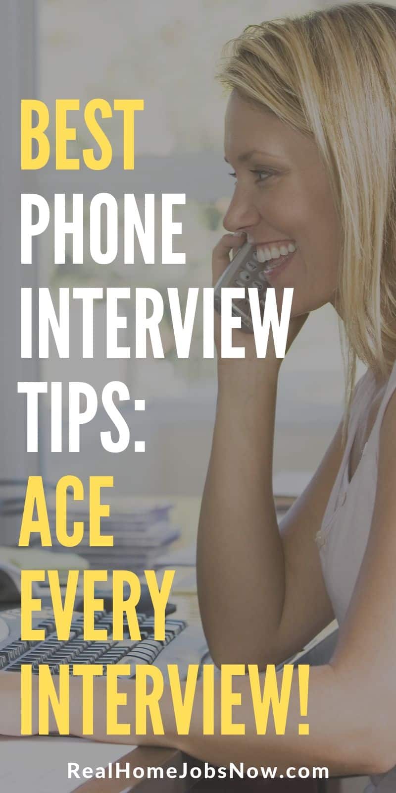 These phone interview tips are tried and true, and they work wonders for landing a legitimate online job! If you want to work from home, you absolutely need to be a rockstar at telephone interviews. This list will help you!