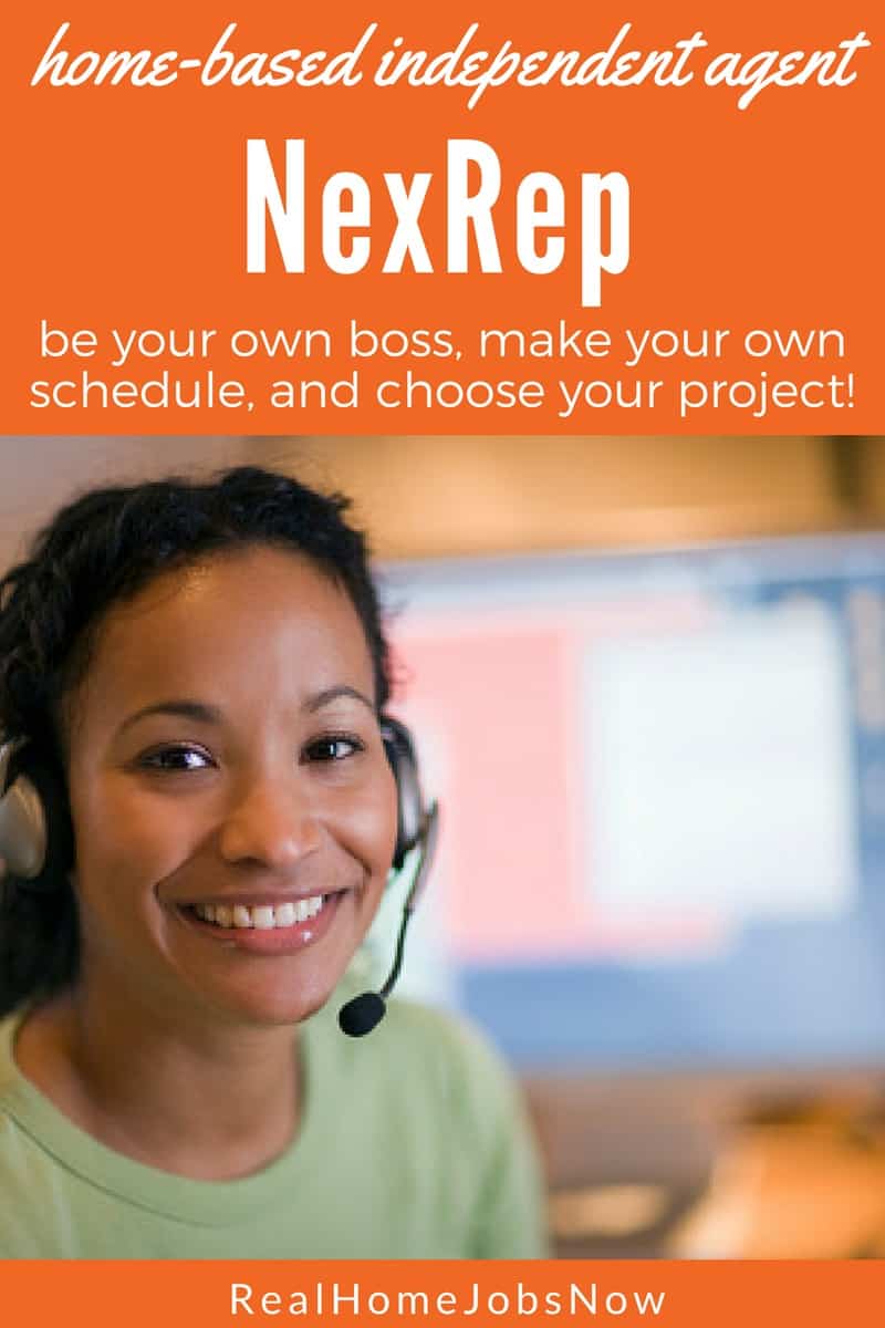 If you want to be your own boss with the freedom to make your own schedule, NexRep might have an opportunity for you. Not only do they have several projects to choose from, but you don't need a landline phone for this job and you can use a Mac!