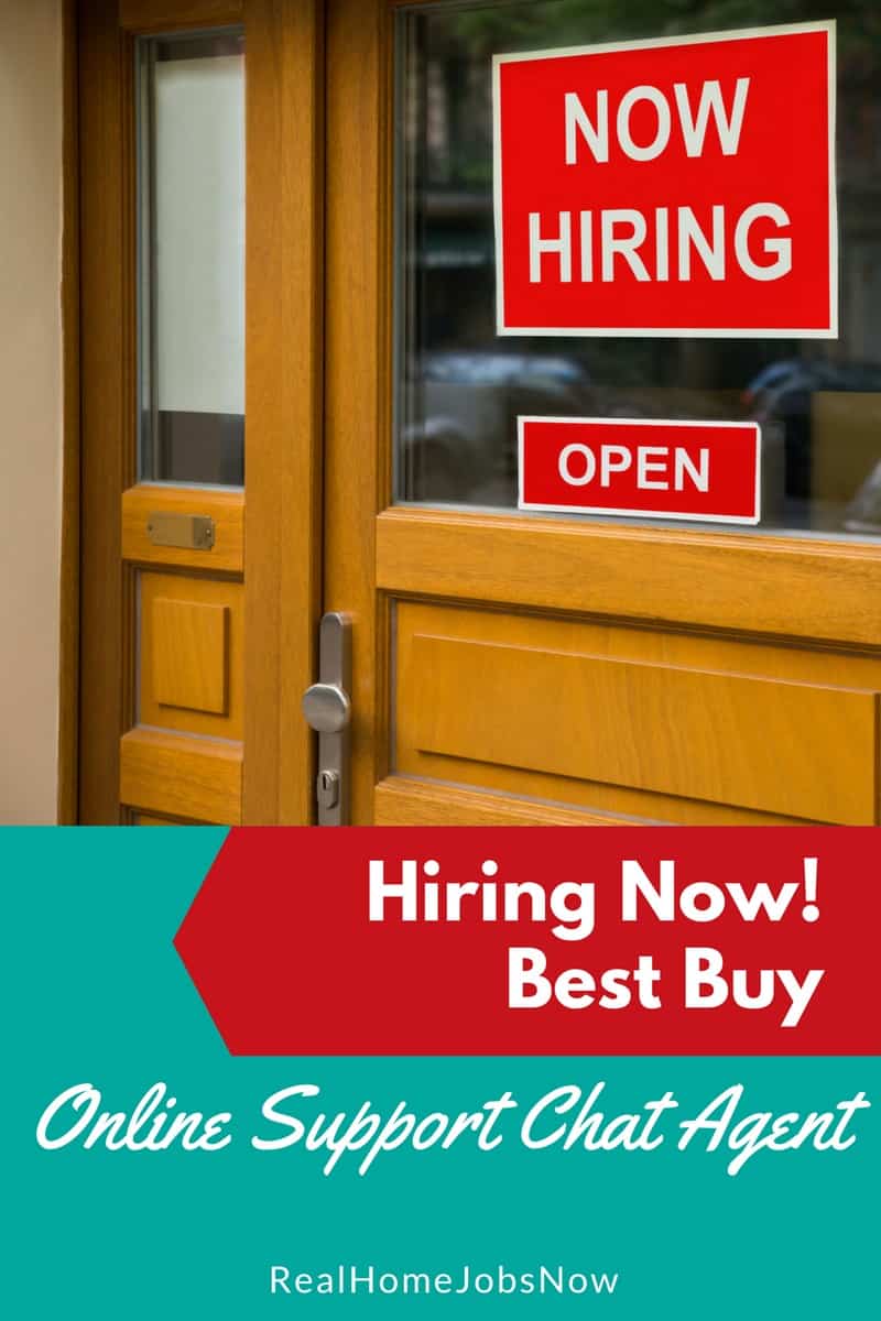 Are you looking for a full-time job from home? You could be a Best Buy Online Support Chat Agent!