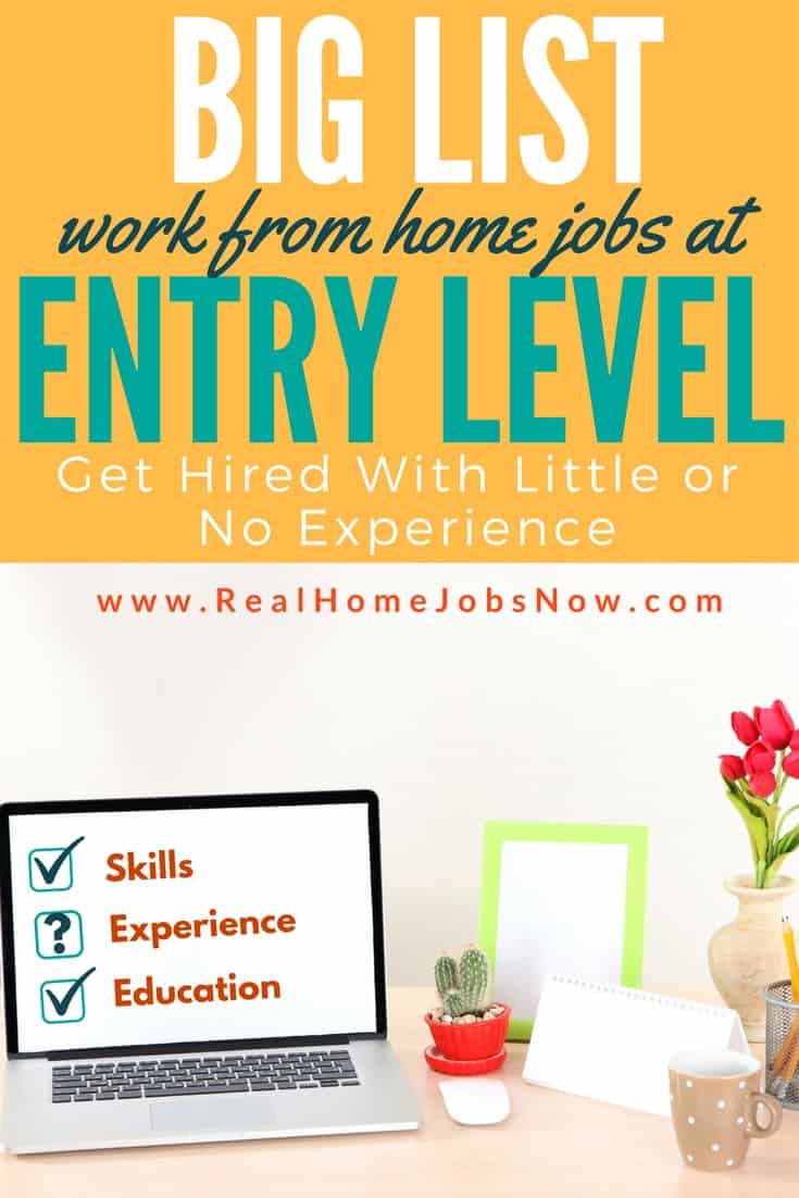 55 Entry Level Work From Home Jobs with No Experience Needed