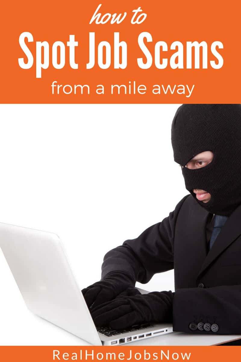 If you're worried about job scams, don't be! This post gives tell-tale signs to help you figure out if a company is trying to scam you. If you can check off several of the items on this list, you probably have a work from home scam on your hands!