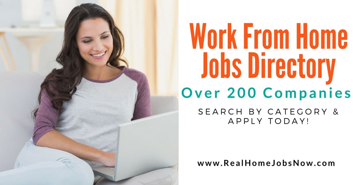 Legitimate Work From Home Jobs Directory With Over 200 ...