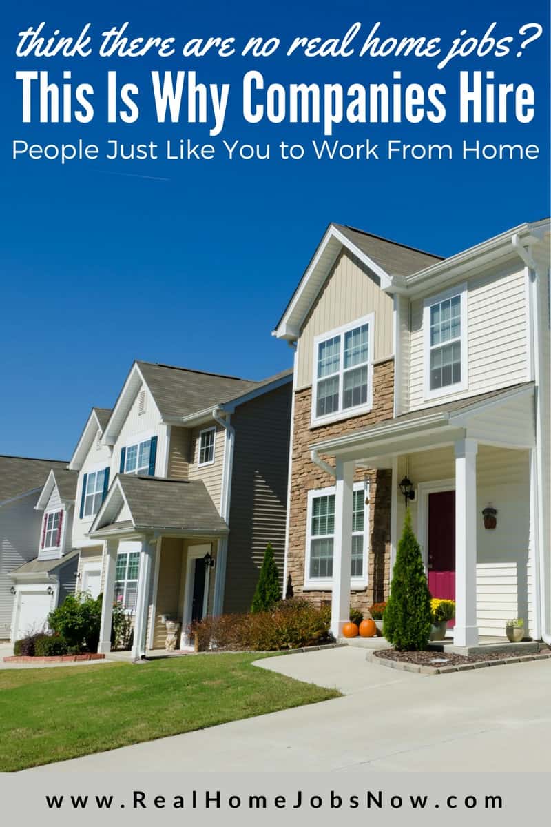 There are plenty of legitimate work from home opportunities! Here's why...