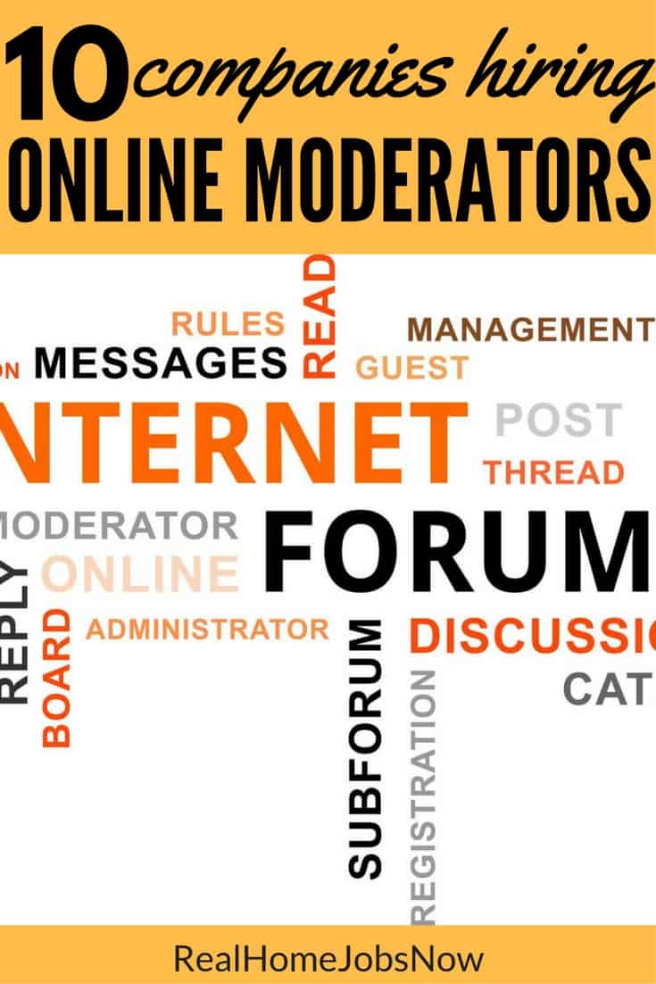 Online moderator jobs are non-phone, flexible at home jobs.