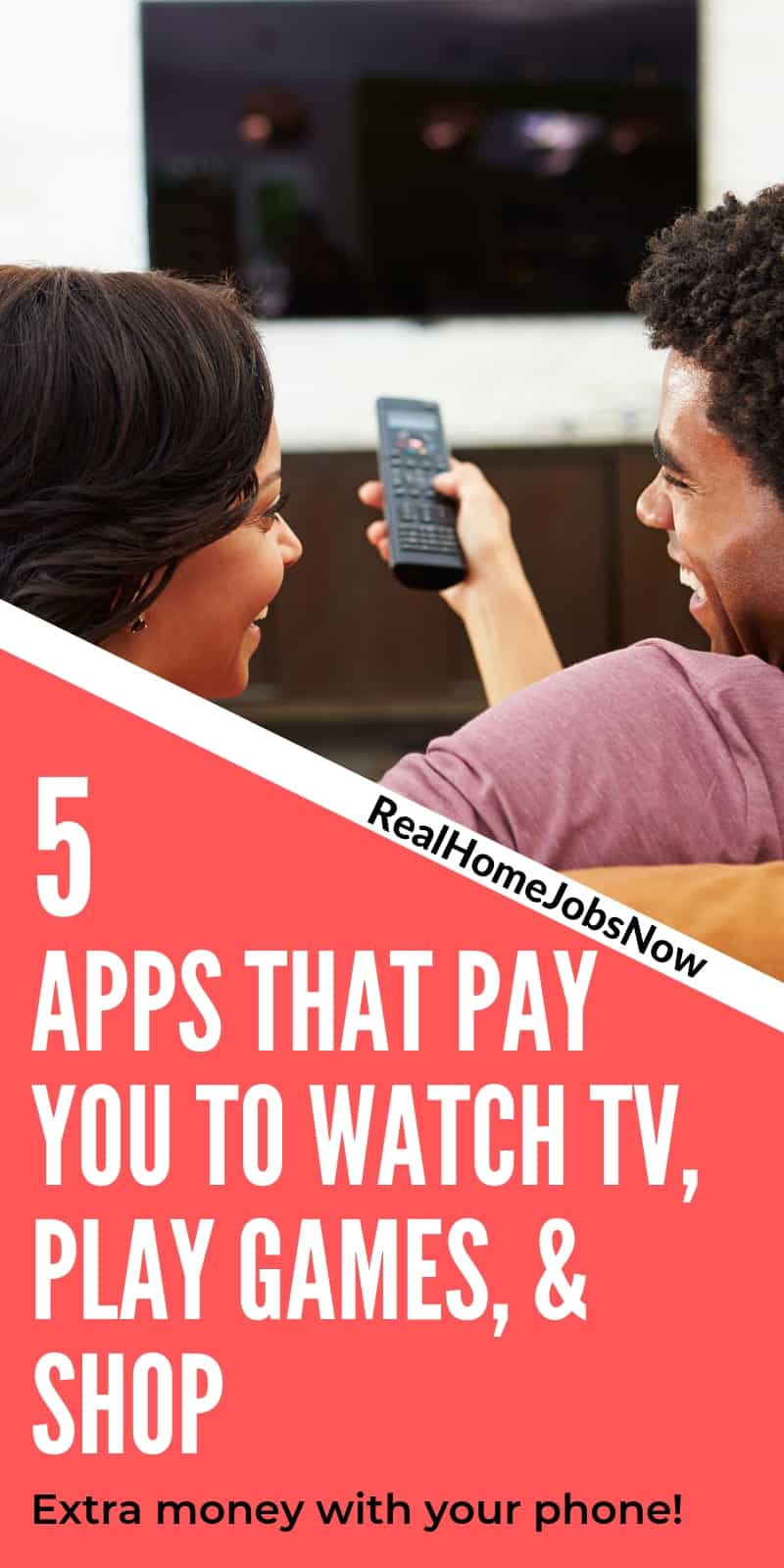 Get rewarded for activities you're doing anyway! Get paid to watch TV and videos, shop online, play games, and more!