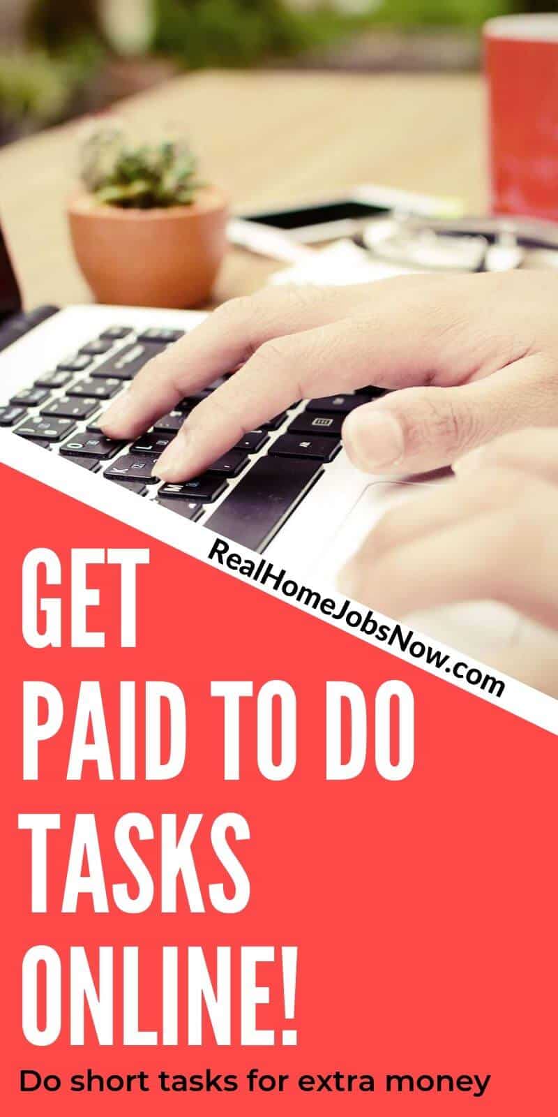 If you've been looking for an easy, flexible way to make money online from home, this is it! Short task sites, also known as micro jobs or task jobs, are great way to earn extra money especially if you have no experience or if you're short on time! These small jobs are perfect for moms to do during down time! #workfromhome #workfromhomejobs #workfromhomecompanies #workfromhomeonline #workathome #workathomejobs #wahm #onlinejobs #remotejobs #remotework #moneyfromhome